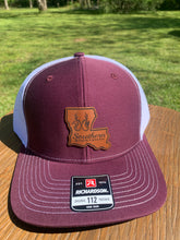 Louisiana leather patch snap back