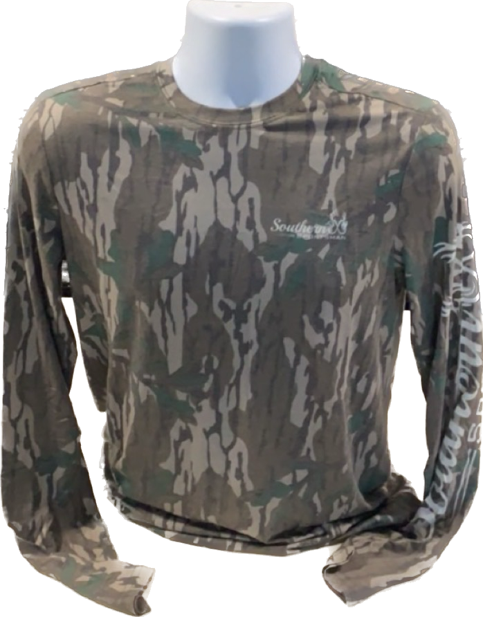 Mossy oak green leaf long sleeve