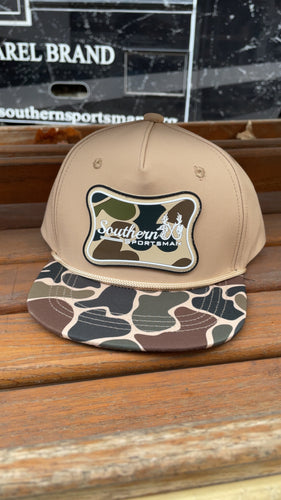 Tan/Duck Camo with rubber patch