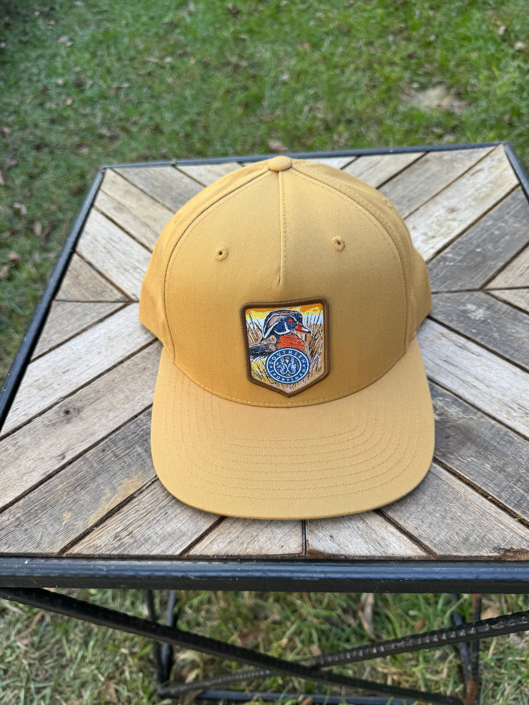 Mustard Trucker Patch Hat