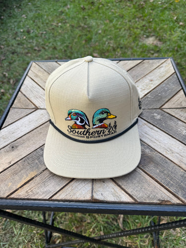Tan Duck Rope Hat